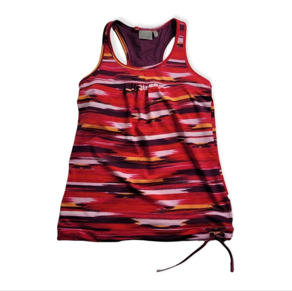 Athleta Tops - Athleta Racerback Water Color Tinker Tank